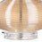 Lampe de bureau Doré Lin Métal Fer 40 W 220 V 30 x 30 x 47 cm