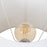 Lámpara de mesa Dorado Lino Metal Hierro 40 W 220 V 30 x 30 x 47 cm