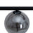 Ceiling Light 85 x 15 x 32 cm Crystal Black Metal