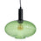 Ceiling Light Crystal Metal Green 30 x 30 x 26 cm