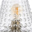 Lámpara de mesa Dorado Metal Cristal Latón Hierro 40 W 220 V 240 V 220-240 V 18 x 18 x 23 cm