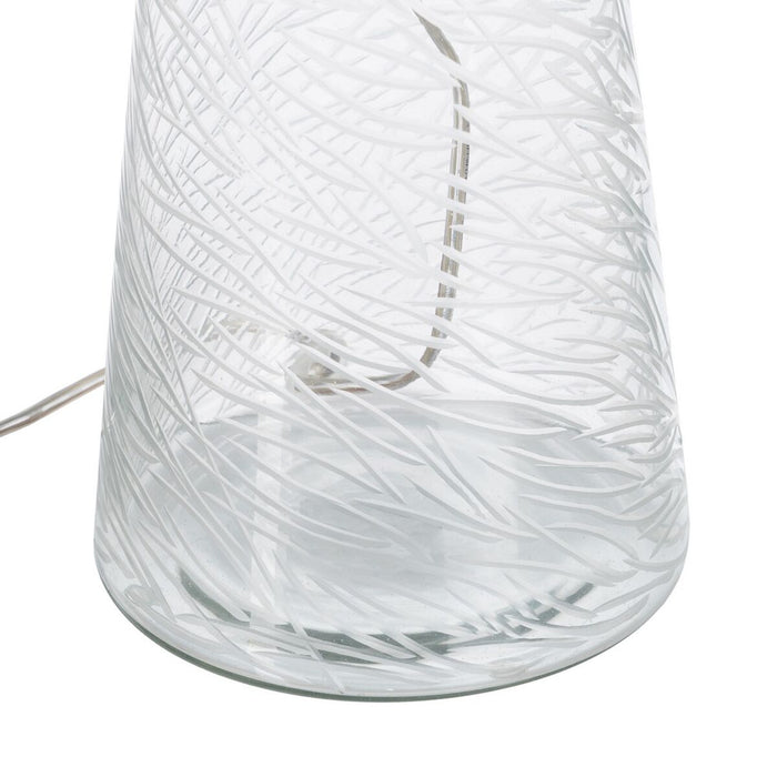 Lámpara de mesa Blanco Dorado Algodón Metal Cristal Latón Hierro 40 W 220 V 240 V 220-240 V 30 x 30 x 53 cm 45 x 45 x 46 cm