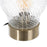 Lámpara de mesa Dorado Metal Cristal Latón Hierro 40 W 220 V 240 V 220-240 V 18 x 18 x 25 cm