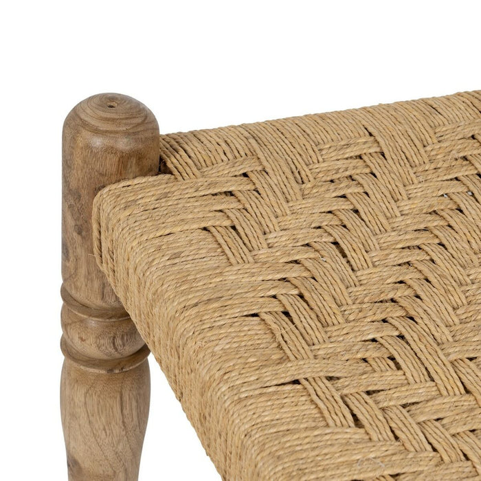 Banquette 150 x 57 x 51 cm Bois Fibre naturelle