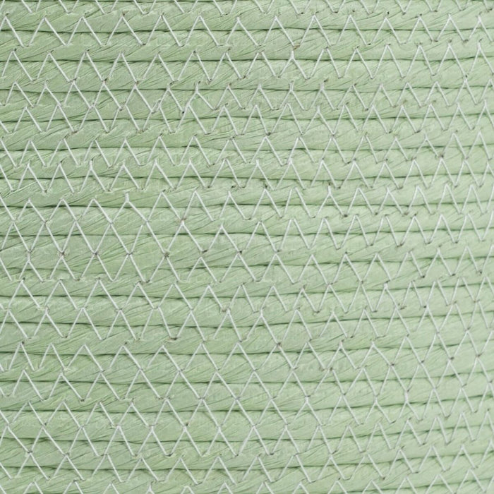 Lot de paniers Corde Vert clair 48 x 48 x 42 cm (3 Pièces)