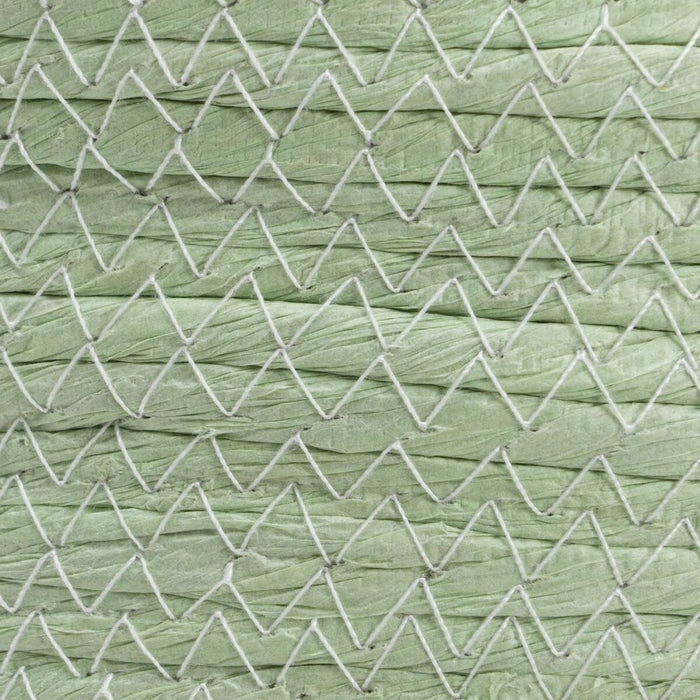 Lot de paniers Corde 20 x 20 x 27 cm Vert clair (3 Pièces)