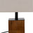 Lámpara de mesa Marrón Crema 60 W 220-240 V 20 x 20 x 40 cm