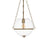 Lámpara de Techo Dorado Cristal Hierro 220-240 V 28 x 28 x 53 cm