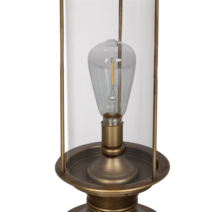 Lampe de bureau Doré Verre Fer 40 W 27 x 27 x 58 cm