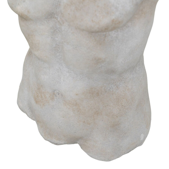 Planter Grey Cement Bust 20,5 x 13 x 29 cm