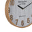 Reloj de Pared Blanco Natural Madera Cristal 32 x 32 x 4,5 cm