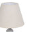 Lámpara de mesa Beige Gris 60 W 220-240 V 25 x 25 x 50 cm