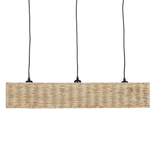 Suspension Noir Naturel Fer 220-240 V 88 x 17,5 x 65 cm