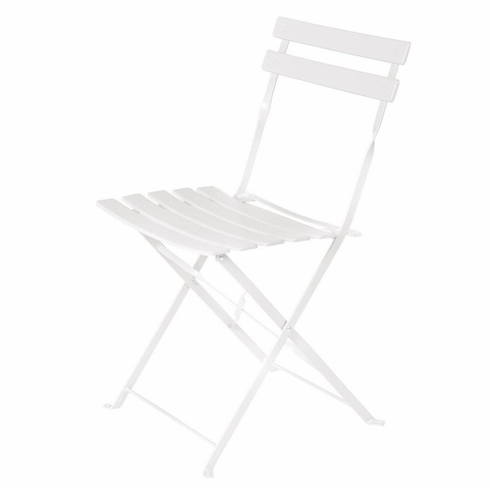 Chaise de jardin Sira Blanc Acier 41 x 46 x 80 cm (2 Unités)