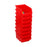 Jeu de Caisses de Rangement Empilables Kinzo Rouge 12 x 10 cm polypropylène (8 Unités)