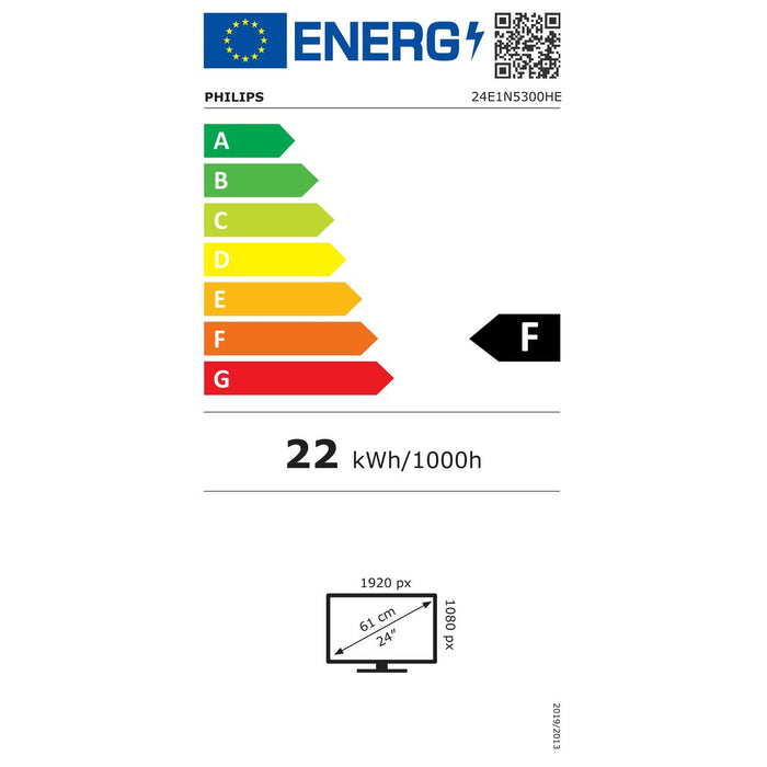 Monitor Philips 24E1N5300HE/00 FHD 23,8" LED IPS LCD Flicker free 75 Hz 50-60  Hz 23.8"