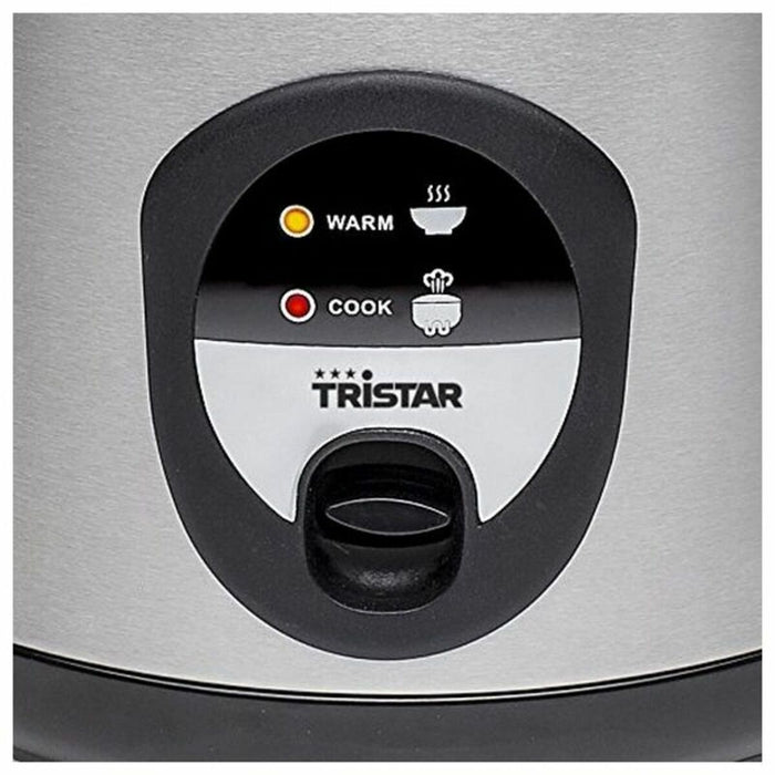 cuiseur à riz Tristar RK-6127 Gris Noir/Argenté Argenté Acier inoxydable 500 W