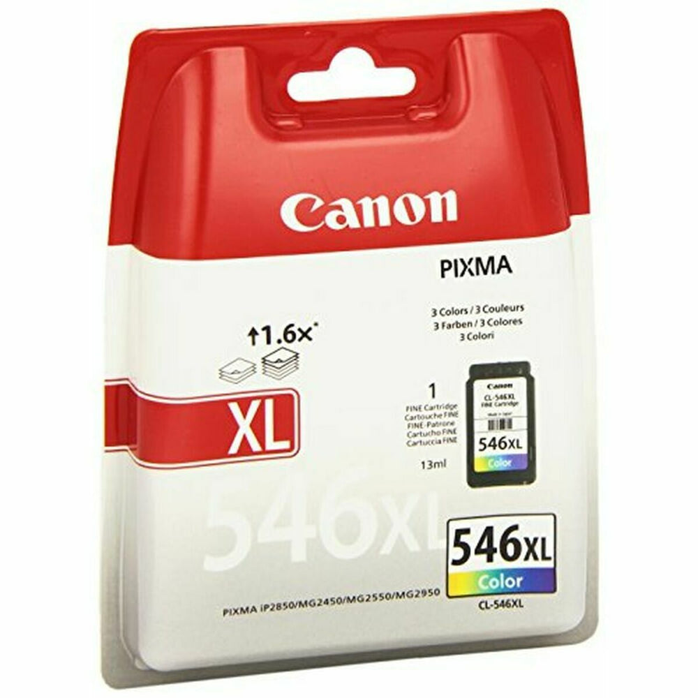 Original Ink Cartridge Canon CL-546XL Black Cyan Cyan/Magenta/Yellow 13 ml