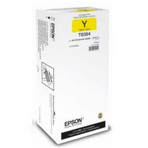 Cartouche d'Encre Compatible Epson C13T838440 Jaune Noir
