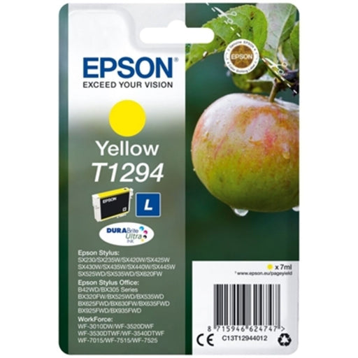 Cartouche d'Encre Compatible Epson T1294 7 ml Jaune