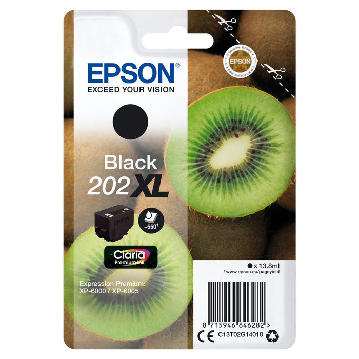 Cartouche d'Encre Compatible Epson CLARIA 202 BL Noir