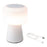 Lampe LED avec haut-parleur Bluetooth et chargeur sans fil Lumineo 894417 Blanc 22,5 cm Rechargeable