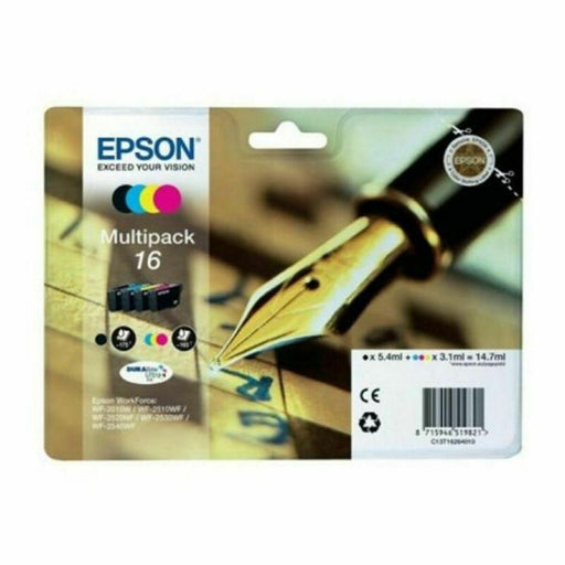 Cartouche d'Encre Compatible Epson C13T16264012 Jaune Noir Cyan Magenta