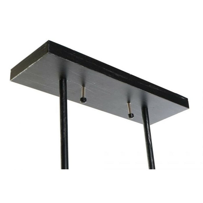 Suspension DKD Home Decor Verre Noir Marron Aluminium (50 x 8 x 21 cm)