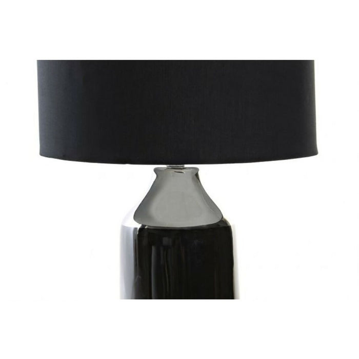 Lampe de bureau DKD Home Decor Noir Multicouleur Argenté Métal Grès 50 W 220 V 32 x 32 x 52 cm