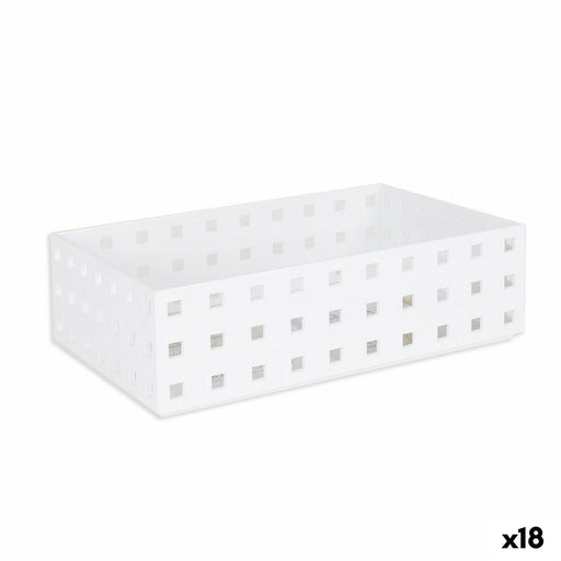 Drawer Organizer Confortime White 20,6 x 13,7 x 6,2 cm (18 Units)