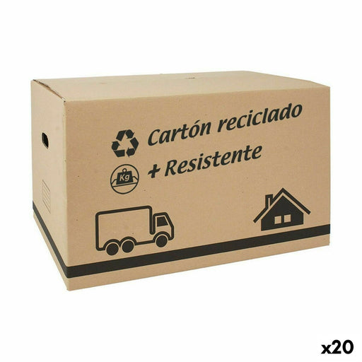 Caja de Almacenaje con Tapa Confortime Cartón 82 x 50 x 50 cm (20 Unidades)