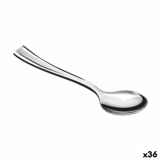 Reusable spoon set Algon Silver 24 Pieces 10 cm (36 Units)