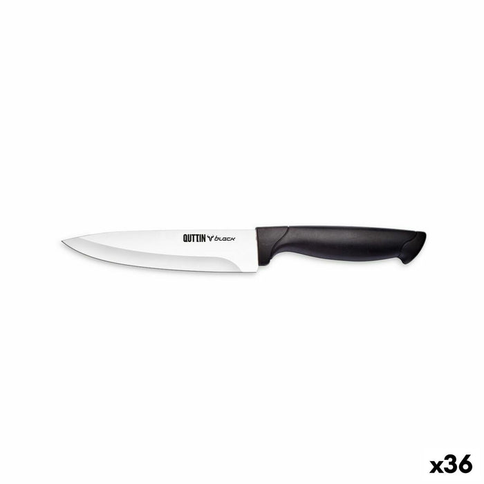 Couteau de cuisine Quttin Black 15 cm (36 Unités)