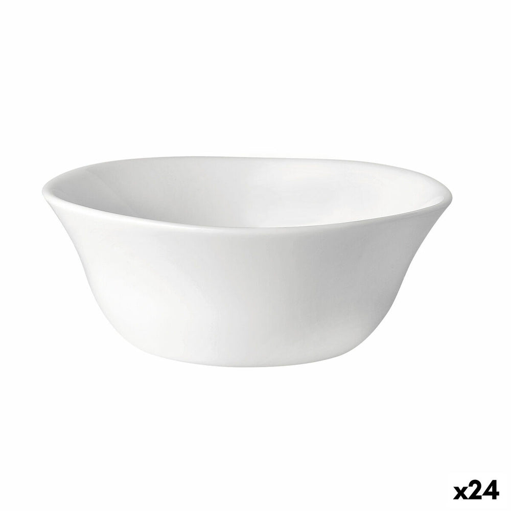 Cuenco Bormioli Rocco Parma Blanco Fruta Vidrio (12 cm) (24 Unidades)