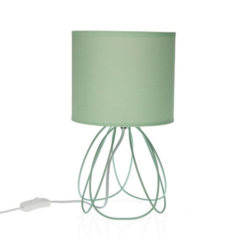 Lámpara de mesa Versa Mila Verde 20 x 36 cm Metal