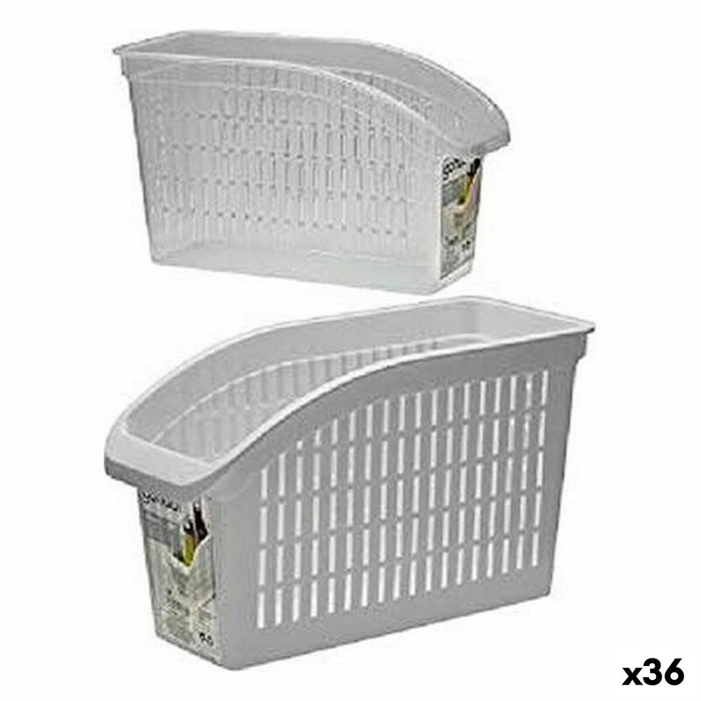 Panier Blanc Plastique 3,5 L (13 x 17 x 29,2 cm) (36 Unités)