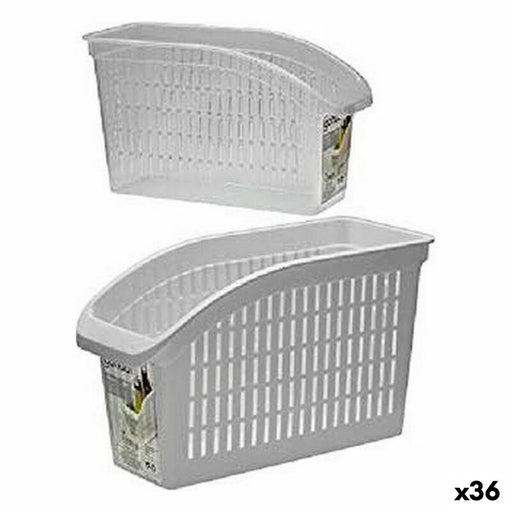 Cesta Blanco Plástico 3,5 L (13 x 17 x 29,2 cm) (36 Unidades)