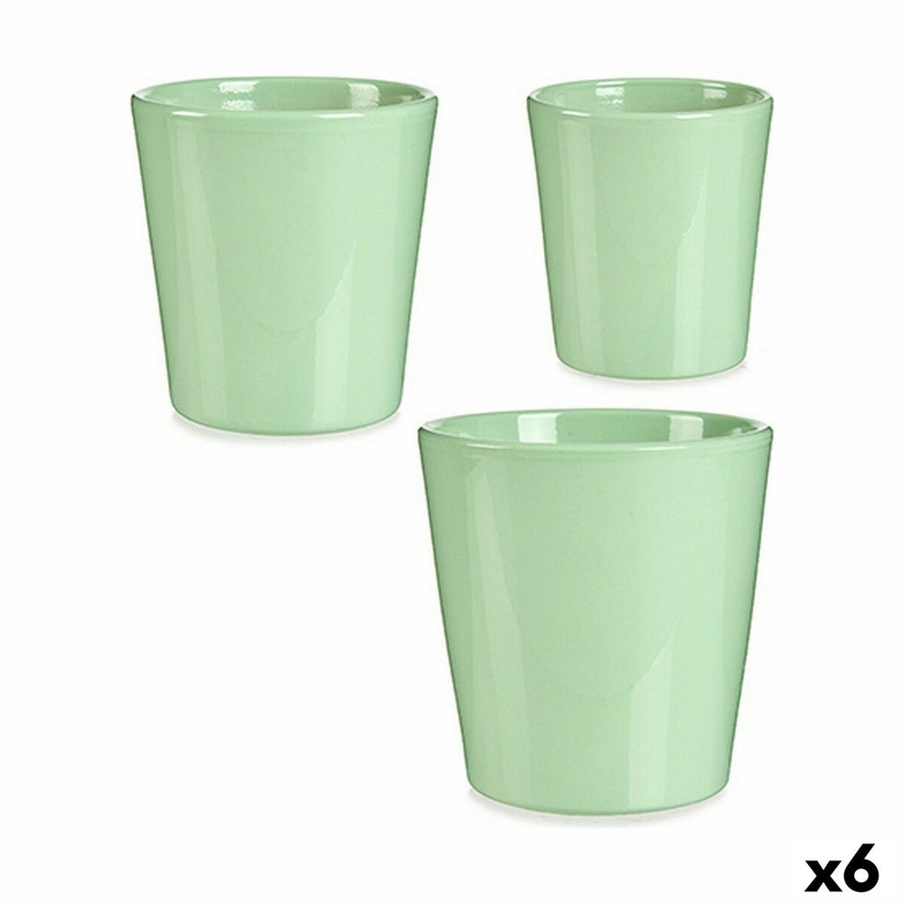 Set de pots Vert Argile (6 Unités)