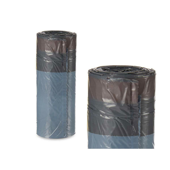 Rubbish Bags Citric Self-closing Grey Polyethylene 30 L 15 Units