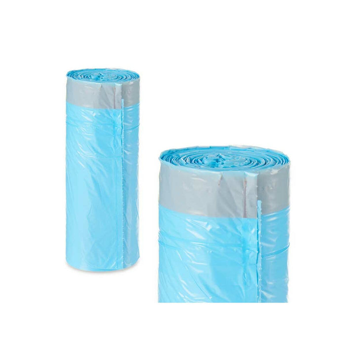 Sacs à ordures Bleu Polyéthylène 15 Unités (30 L)