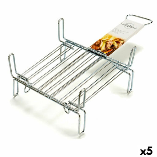 Grill Double 25 x 25 cm Zinc-plated steel (5 Units)