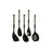 Set of Kitchen Utensils Black Plastic 8,5 x 35 x 20,5 cm (6 Units)