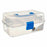 Boîte Multiusage Bleu Transparent Plastique 27 x 13,5 x 16 cm (12 Unités)