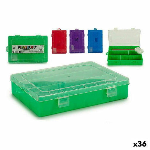 Caja Multiusos 12 x 3 x 21 cm (36 Unidades)
