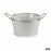 Cache-pot Seau Blanc Argenté Zinc 27,5 x 10,5 x 20 cm (24 Unités)