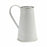 Cache-pot Pot à lait Blanc Argenté Métal 17 x 18,5 x 11,3 cm (24 Unités)