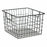 Basket With handles Black Steel 29 x 19,5 x 32 cm (8 Units)