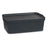 Storage Box with Lid Anthracite Plastic 14 L 29,5 x 14,3 x 45 cm (12 Units)