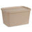 Storage Box with Lid Beige Plastic 24 L 29,3 x 24,5 x 45 cm (6 Units)