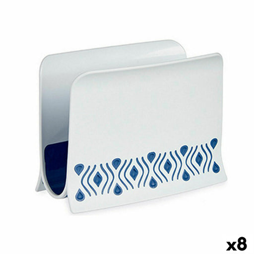 Napkin holder Stefanplast Tosca Blue Plastic 8,8 x 11 x 15 cm (8 Units)